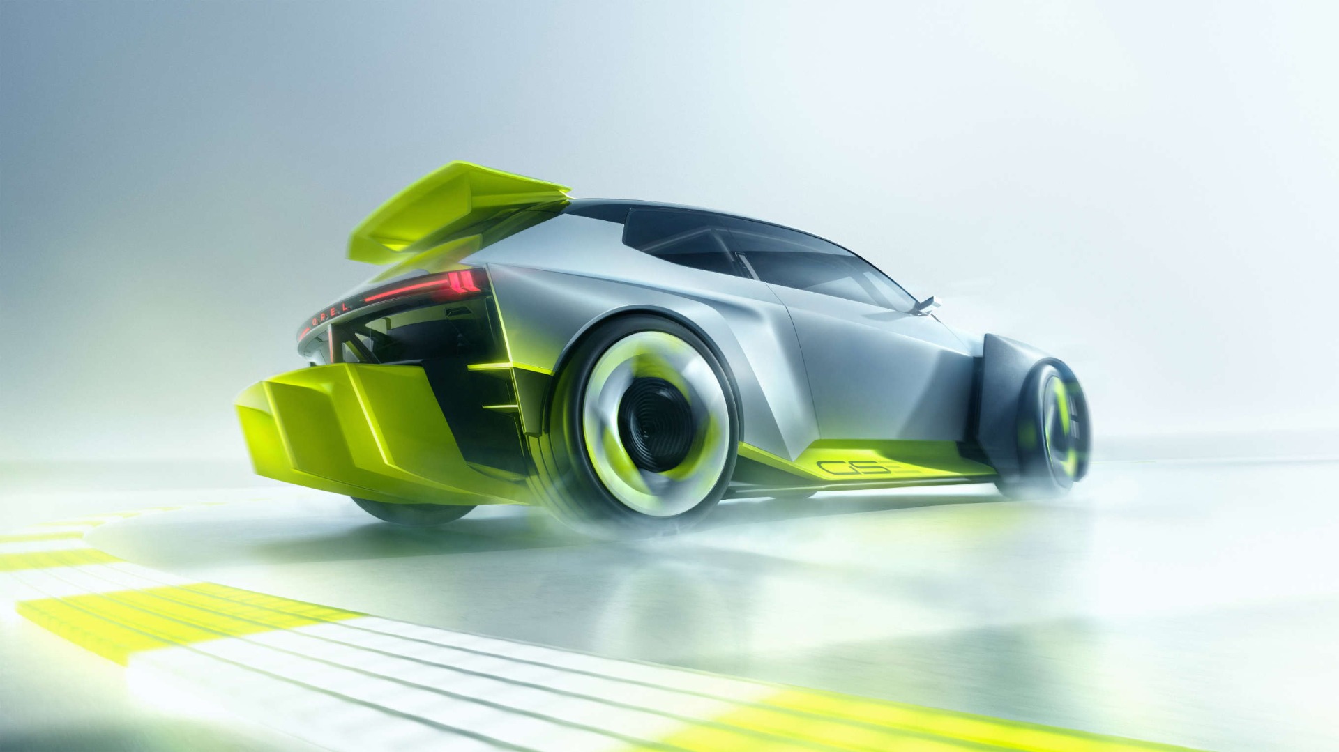 Opel Corsa GSE Vision Gran Turismo, вигляд ззаду з правого боку